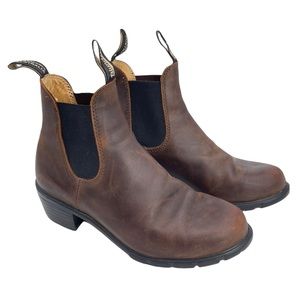 Blundstone Heeled Boots Antique Brown Size US 8